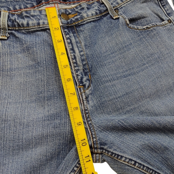 Levi Strauss Signature Stretch Low Rise Bootcut Denim Blue Jeans Women's Size 16 - Picture 8 of 12